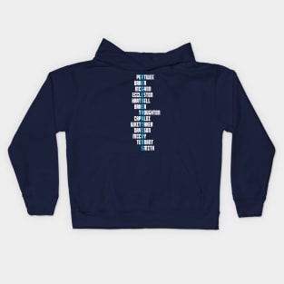 The Doctors Regenerations Kids Hoodie